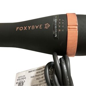 FoxyBae Rose Gold Blowout Dryer‎ Brush Professional Salon Grade All-In-One